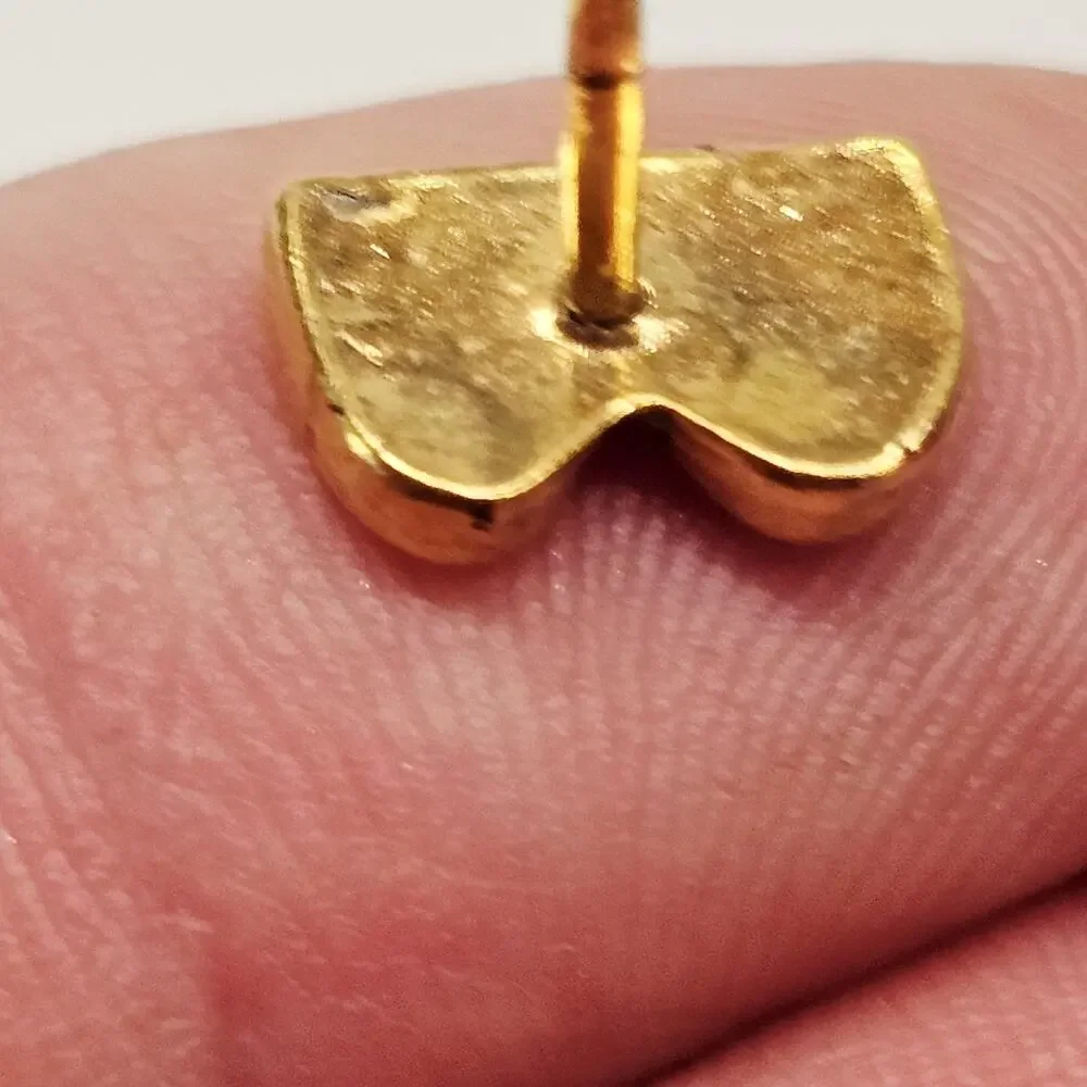 Vintage Clown Windsor Gold-Toned Cufflinks Men’s Formalwear Theater Lapel Pin